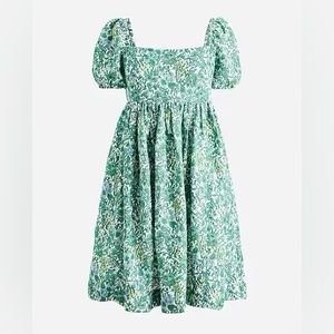 NEW J Crew Linen-cupro mini dress in valletta paisley